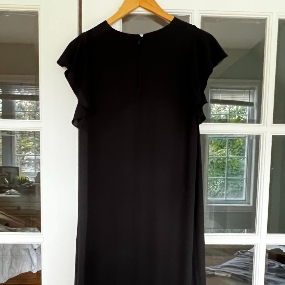 Babaton Ruffle sleeve mini dress